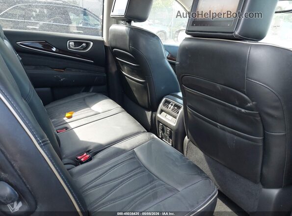 5N1DL0MM9HC528597 2017 INFINITI QX60 Black VIN sticker view