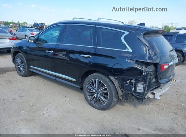 5N1DL0MM9HC528597 2017 INFINITI QX60 Black Rear left