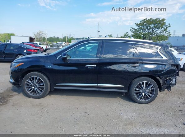 5N1DL0MM9HC528597 2017 INFINITI QX60 Black Rear interior view