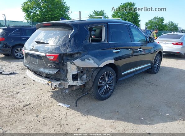5N1DL0MM9HC528597 2017 INFINITI QX60 Black Rear right