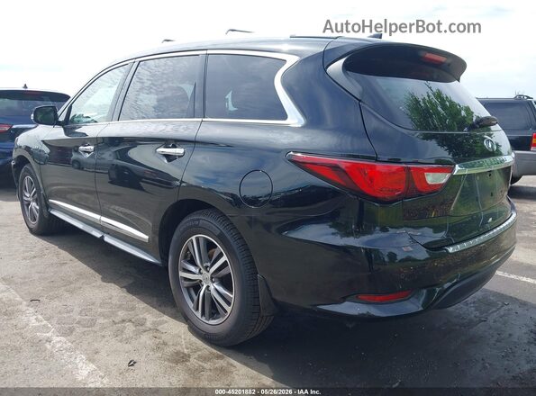 5N1DL0MM9HC554844 2017 INFINITI QX60 Black Rear left