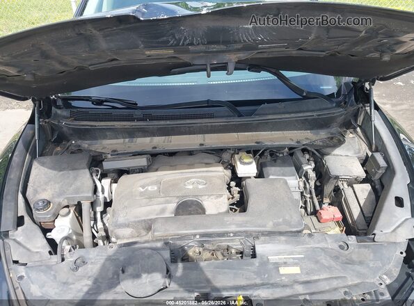 5N1DL0MM9HC554844 2017 INFINITI QX60 Black Rear view