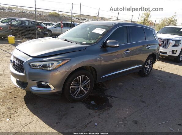5N1DL0MM9KC557976 2019 INFINITI QX60 Blue წინა მარცხენა ხედი სამი მეოთხედიდან