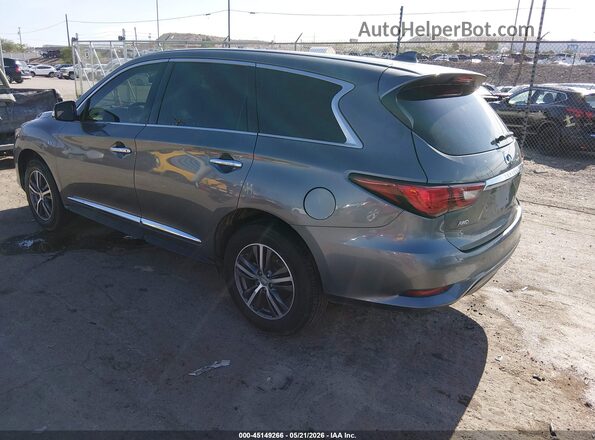 5N1DL0MM9KC557976 2019 INFINITI QX60 Blue უკანა მარცხენა