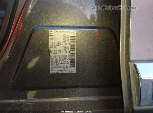 5N1DL0MM9KC557976 2019 INFINITI QX60 Blue ძრავის განყოფილების ხედი