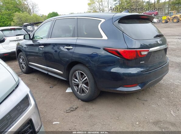 5N1DL0MM9LC542458 2020 INFINITI QX60 Blue უკანა მარცხენა