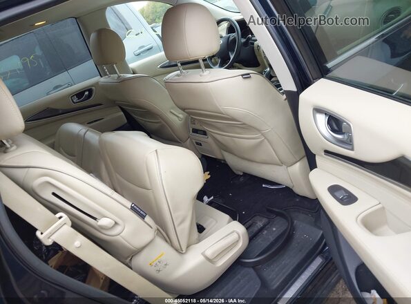 5N1DL0MM9LC542458 2020 INFINITI QX60 Blue VIN კოდის სტიკერის ხედი