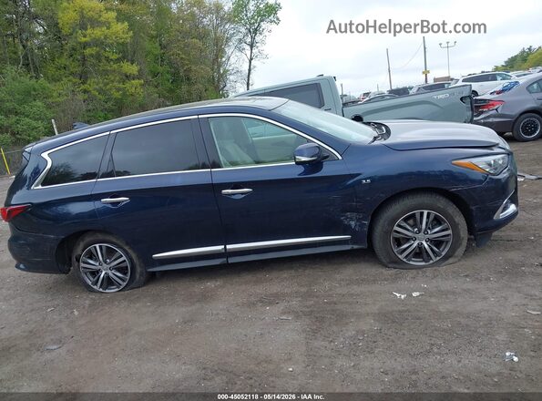 5N1DL0MM9LC542458 2020 INFINITI QX60 Blue უკანა სალონის ხედი