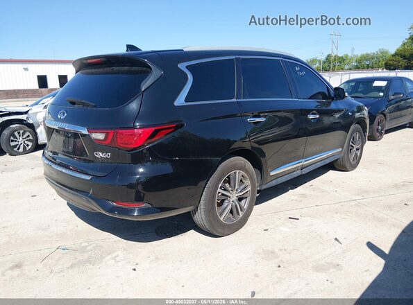 5N1DL0MMXJC519848 2018 INFINITI QX60 Black Rear right