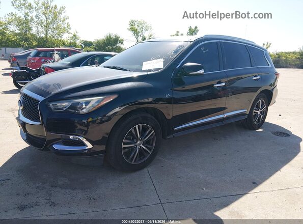 5N1DL0MMXJC519848 2018 INFINITI QX60 Black Front left
