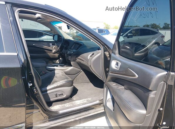 5N1DL0MMXJC519848 2018 INFINITI QX60 Black Front interior view