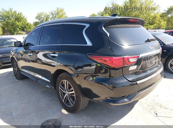 5N1DL0MMXJC519848 2018 INFINITI QX60 Black Rear left