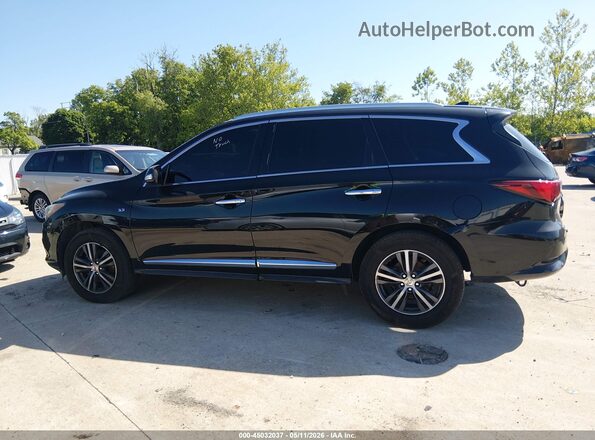 5N1DL0MMXJC519848 2018 INFINITI QX60 Black Rear interior view