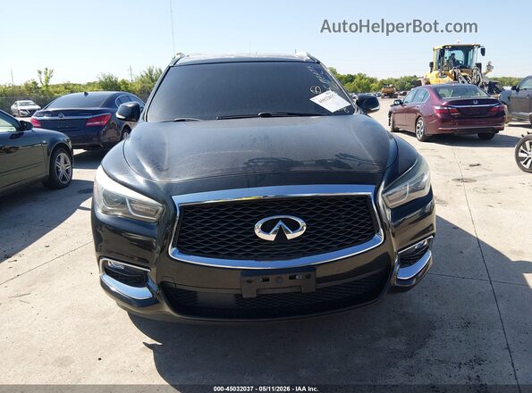 5N1DL0MMXJC519848 2018 INFINITI QX60 Black Dashboard view
