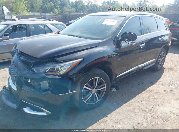 5N1DL0MMXJC528999 2018 INFINITI QX60 Black Front left