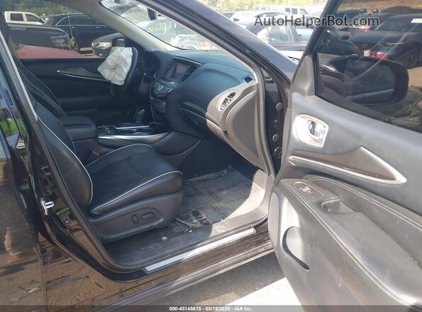 5N1DL0MMXJC528999 2018 INFINITI QX60 Black Front interior view