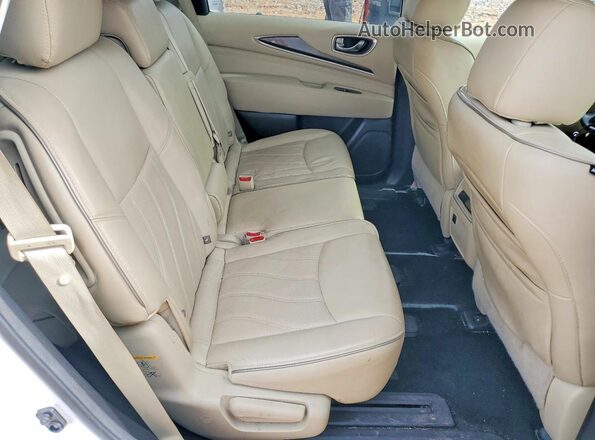 5N1DL0MN0HC512295 2017 INFINITI QX60 Белый Вид задней части салона