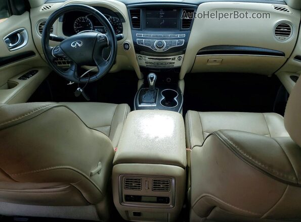 5N1DL0MN0HC512295 2017 INFINITI QX60 Белый Вид панели приборов