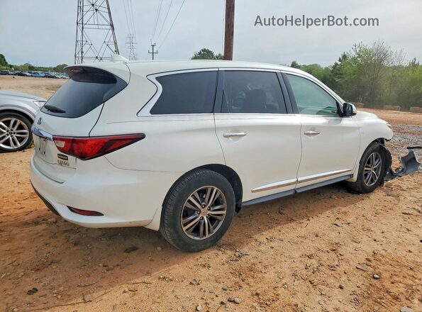 5N1DL0MN0HC512295 2017 INFINITI QX60 Белый Задняя правая четверть