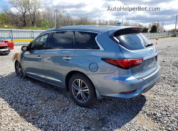 5N1DL0MN0HC560931 2017 INFINITI QX60 Blue Tył lewy