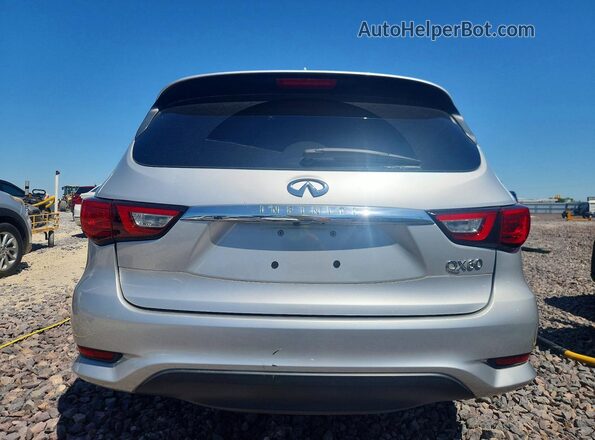 5N1DL0MN0JC504638 2018 INFINITI QX60 Silver უკანა ხედი