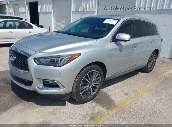 5N1DL0MN0JC519673 2018 INFINITI QX60 Silver Przód lewy
