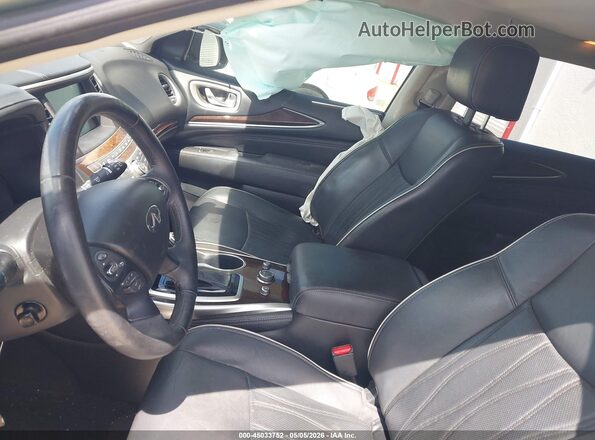 5N1DL0MN0JC519673 2018 INFINITI QX60 Silver Widok wnętrza z przodu