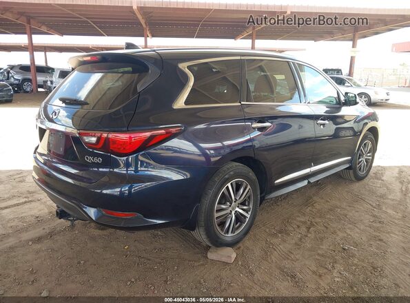 5N1DL0MN0KC510618 2019 INFINITI QX60 Blue Trasero derecho
