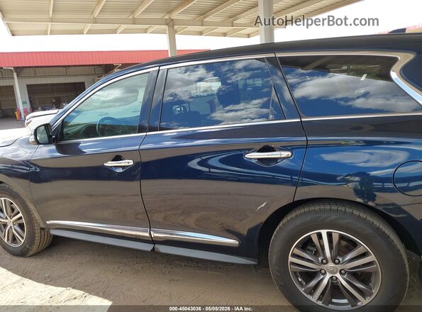5N1DL0MN0KC510618 2019 INFINITI QX60 Blue Vista interior de 360 grados