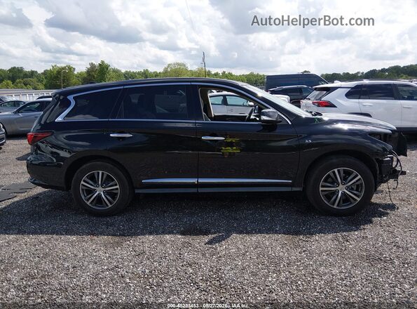 5N1DL0MN1HC505193 2017 INFINITI QX60 Black Rear interior view