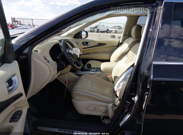 5N1DL0MN1KC569841 2019 INFINITI QX60 Black Вид салону спереду