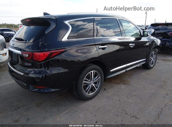 5N1DL0MN1KC569841 2019 INFINITI QX60 Black Задня права чверть