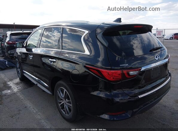 5N1DL0MN1KC569841 2019 INFINITI QX60 Black Панорамний вид салону 360°
