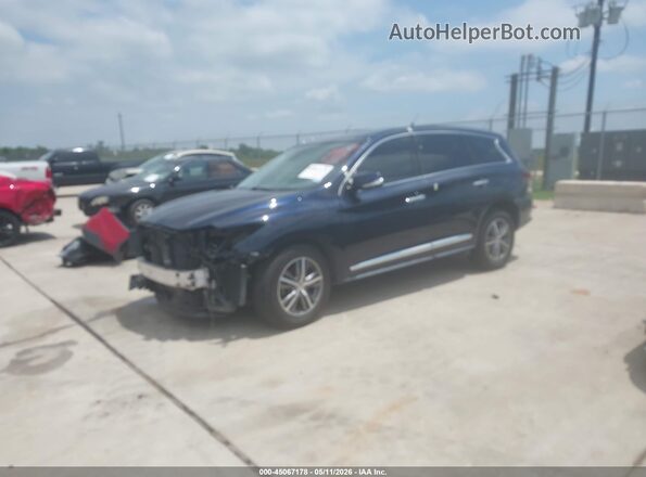 5N1DL0MN1LC533830 2020 INFINITI QX60 Blue Передня ліва чверть