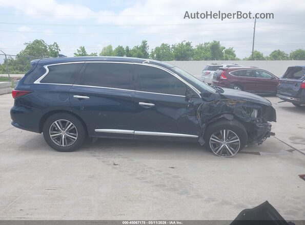 5N1DL0MN1LC533830 2020 INFINITI QX60 Blue Вид задньої частини салону