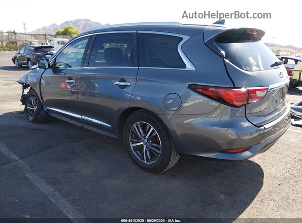5N1DL0MN2HC505073 2017 INFINITI QX60 Gray Հետևի ձախ