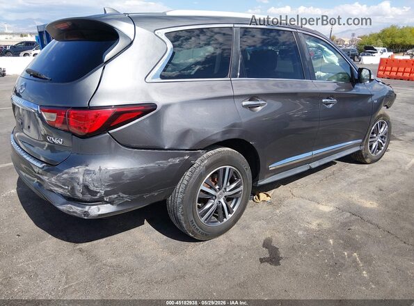 5N1DL0MN2HC505073 2017 INFINITI QX60 Gray Հետևի աջ