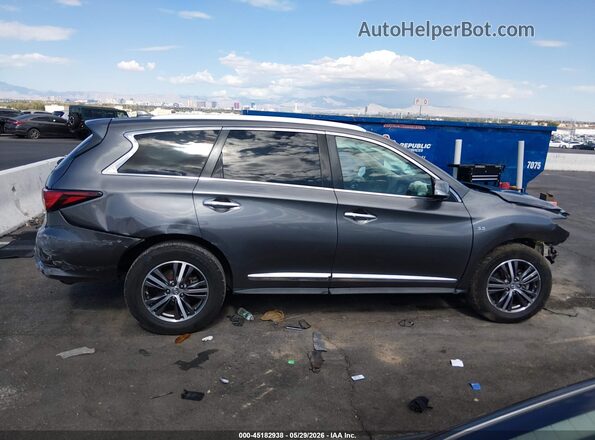 5N1DL0MN2HC505073 2017 INFINITI QX60 Gray Սալոնի հետևի տեսք
