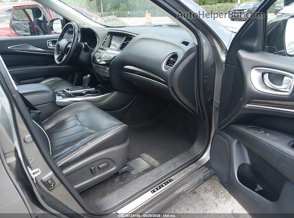 5N1DL0MN2JC504897 2018 INFINITI QX60 Серебряный Вид салона спереди
