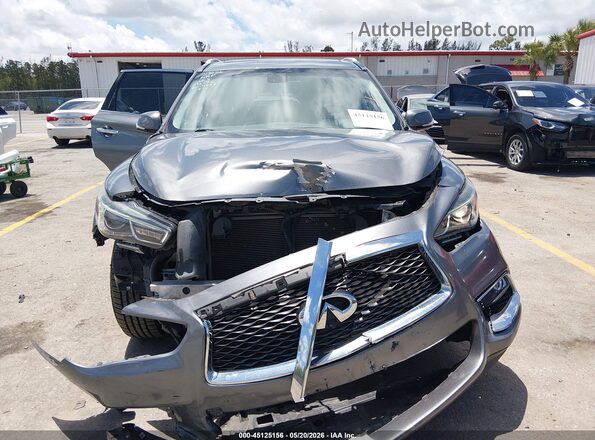 5N1DL0MN2JC504897 2018 INFINITI QX60 Серебряный Вид щитка приборов
