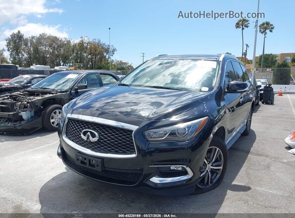 5N1DL0MN2KC504240 2019 INFINITI QX60 Черный Передняя левая четверть