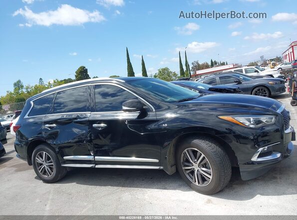 5N1DL0MN2KC504240 2019 INFINITI QX60 Черный Вид задней части салона