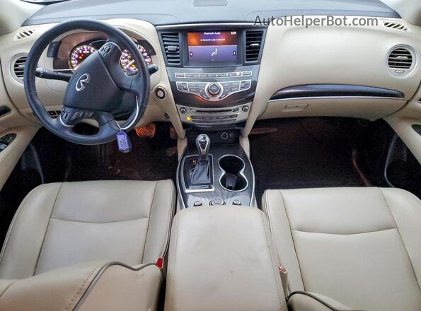 5N1DL0MN2LC508399 2020 INFINITI QX60 White Dashboard view