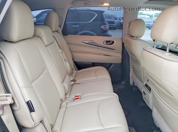 5N1DL0MN2LC508399 2020 INFINITI QX60 White Rear seats view