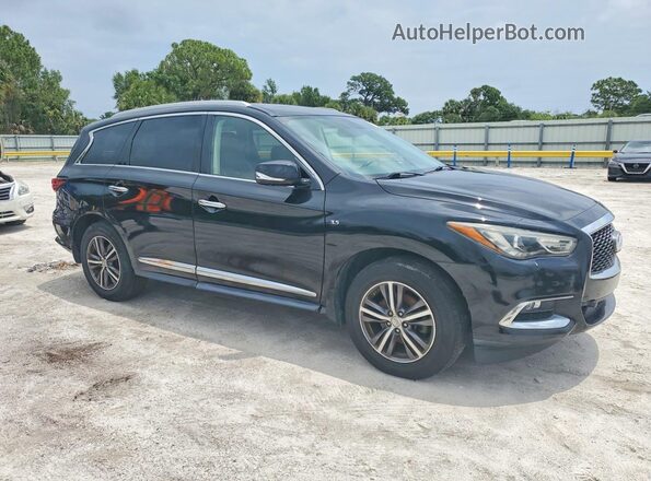 5N1DL0MN3HC525137 2017 INFINITI QX60 Black Передня права чверть