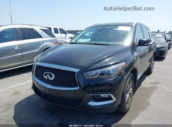 5N1DL0MN3LC507066 2020 INFINITI QX60 Black Vista tres cuartos delantera izquierda