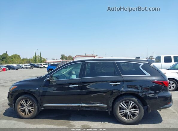 5N1DL0MN3LC507066 2020 INFINITI QX60 Black Vista interior de 360 grados