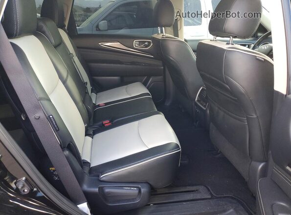 5N1DL0MN3LC547471 2020 INFINITI QX60 Black Vista interior trasera