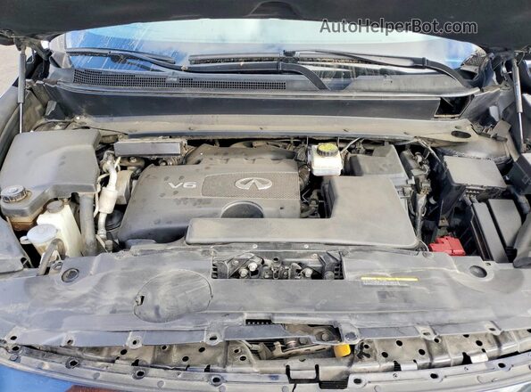 5N1DL0MN3LC547471 2020 INFINITI QX60 Black Vista del compartimento del motor