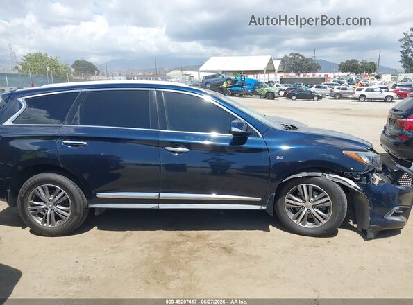 5N1DL0MN4LC501700 2020 INFINITI QX60 Dark Blue Սալոնի հետևի տեսք